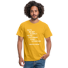 Männer T-Shirt: Facts are not science – as the dictionary is not … - Gelb