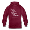 Unisex Hoodie: Facts are not science – as the dictionary is not … - Bordeaux