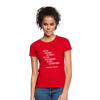 Frauen T-Shirt: Facts are not science – as the dictionary is not … - Rot