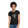 Frauen T-Shirt: The distance between insanity and genius … - Schwarz