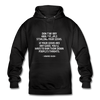 Unisex Hoodie: Don’t worry about people stealing your ideas … - Schwarz