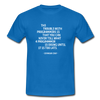 Männer T-Shirt: The trouble with programmers is that … - Royalblau