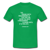 Männer T-Shirt: The trouble with programmers is that … - Kelly Green