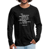 Männer Premium Langarmshirt: The trouble with programmers is that … - Anthrazit
