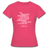 Frauen T-Shirt: The trouble with programmers is that … - Azalea