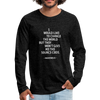 Männer Premium Langarmshirt: I would like to change the world but they … - Anthrazit