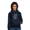 Unisex Hoodie: I would like to change the world but they … - Navy