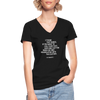 Frauen-T-Shirt mit V-Ausschnitt: I think that nerds, if you want to call them that … - Schwarz