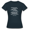 Frauen T-Shirt: Computer science is not just for smart ‘nerds’ in … - Navy