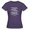 Frauen T-Shirt: Computer science is not just for smart ‘nerds’ in … - Dunkellila