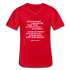 Männer-T-Shirt mit V-Ausschnitt: Computer science is not just for smart ‘nerds’ in … - Rot