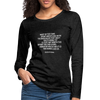 Frauen Premium Langarmshirt: Most of the time spent wrestling with technologies … - Anthrazit