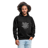 Unisex Hoodie: Most of the time spent wrestling with technologies … - Schwarz