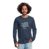 Männer Premium Langarmshirt: Always code as if the guy who ends up maintaining … - Navy