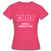 Frauen T-Shirt: Never change a running system - Azalea