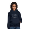 Unisex Hoodie: Never change a running system - Navy