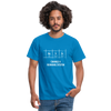 Männer T-Shirt: Never change a running system - Royalblau