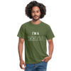 Männer T-Shirt: I’m a genius - Militärgrün