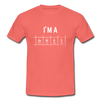 Männer T-Shirt: I’m a genius - Koralle