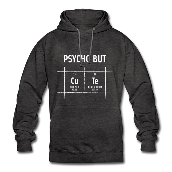 Unisex Hoodie: Psycho but cute - Anthrazit
