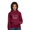 Unisex Hoodie: Coffee – The only thing I really need every day - Bordeaux