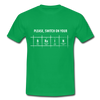 Männer T-Shirt: Please, switch on your brain - Kelly Green