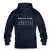 Unisex Hoodie: Please, switch on your brain - Navy