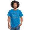 Männer T-Shirt: Be your own hero. It is cheaper than a … - Royalblau