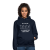 Unisex Hoodie: Be your own hero. It is cheaper than a … - Navy