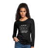 Frauen Premium Langarmshirt: Be your own hero. It is cheaper than a … - Anthrazit
