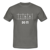 Männer T-Shirt: I can do it - Graphit