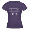 Frauen T-Shirt: I can do it - Dunkellila