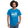 Männer T-Shirt: Voll am Arsch vorbei - Royalblau