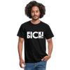 Männer T-Shirt: Fick Dich! - Schwarz
