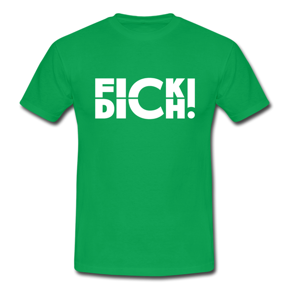 Männer T-Shirt: Fick Dich! - Kelly Green