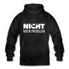 Unisex Hoodie: Nicht mein Problem. - Schwarz