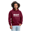 Unisex Hoodie: Nicht mein Problem. - Bordeaux