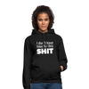 Unisex Hoodie: I don’t have time for this shit. - Schwarz