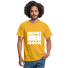 Männer T-Shirt: Nope. Just Nope! - Gelb