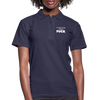Frauen Poloshirt: It’s time to stop giving a fuck. - Navy