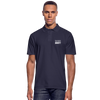 Männer Poloshirt: Do you really think I have time for that shit? - Navy
