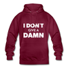 Unisex Hoodie: I don’t give a damn. - Bordeaux