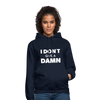 Unisex Hoodie: I don’t give a damn. - Navy