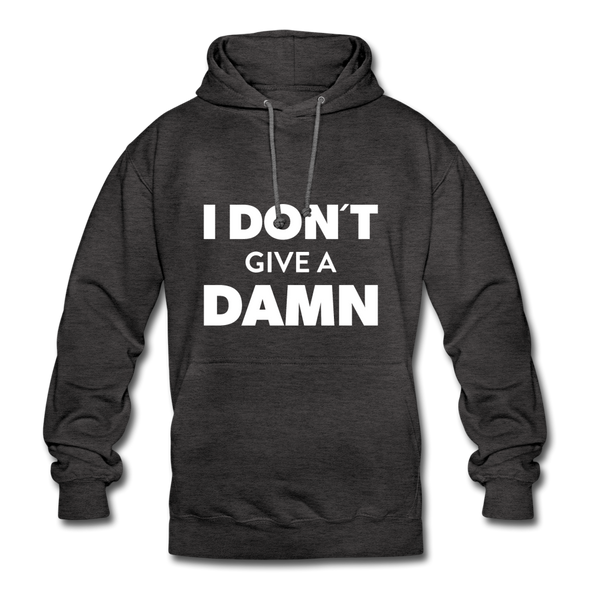 Unisex Hoodie: I don’t give a damn. - Anthrazit