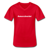 Männer-T-Shirt mit V-Ausschnitt: Am Arsch vorbei (#amarschvorbei) - Rot