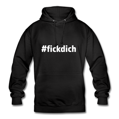 Unisex Hoodie: Fick Dich (#fickdich) - Schwarz