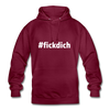 Unisex Hoodie: Fick Dich (#fickdich) - Bordeaux