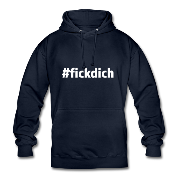 Unisex Hoodie: Fick Dich (#fickdich) - Navy