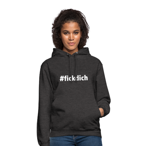 Unisex Hoodie: Fick Dich (#fickdich) - Anthrazit