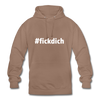 Unisex Hoodie: Fick Dich (#fickdich) - Mokka